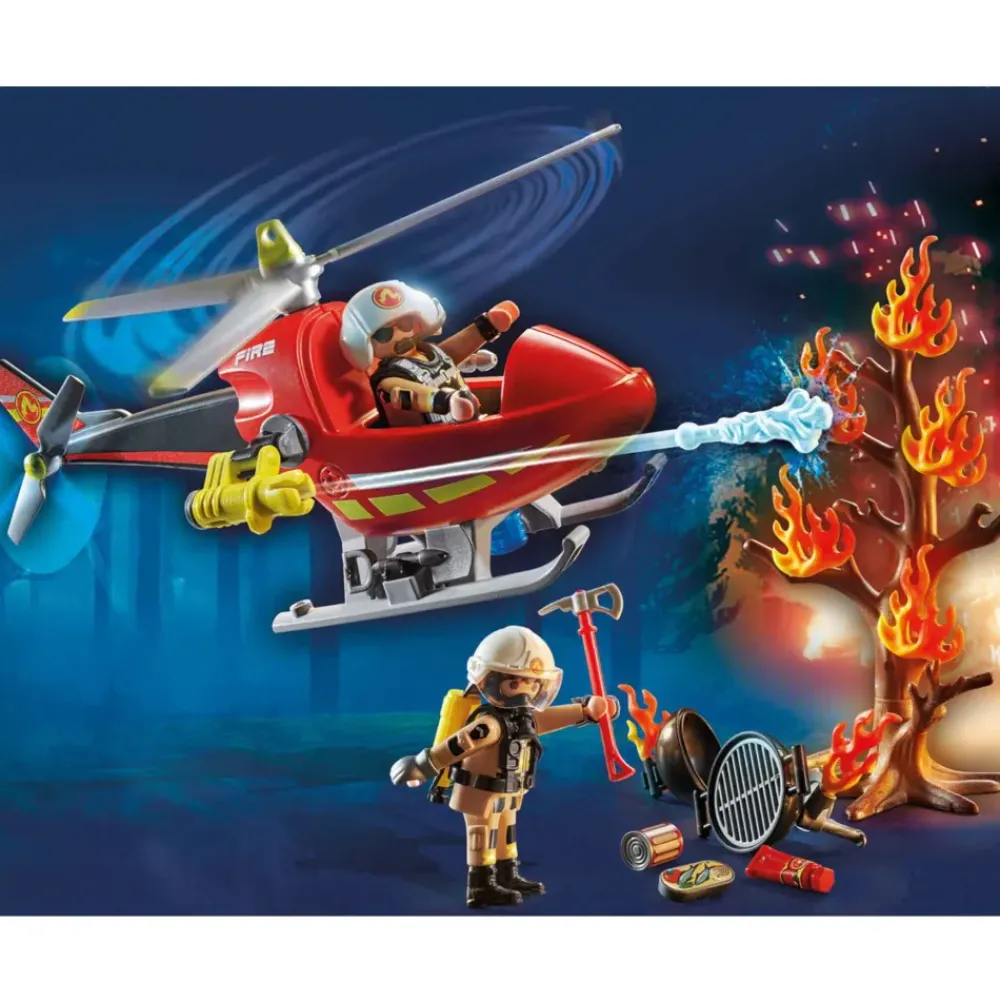 City Action Helicoptero De Bomberos^Playmobil Outlet
