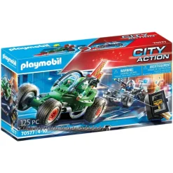 City Action Kart Policial: Persecucion Ladron De Caj 70577^Playmobil New
