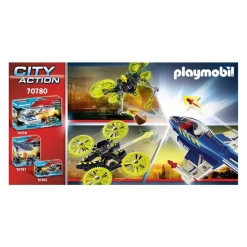 City Action Policia Avion Persecucion Dron 70780^Playmobil Clearance