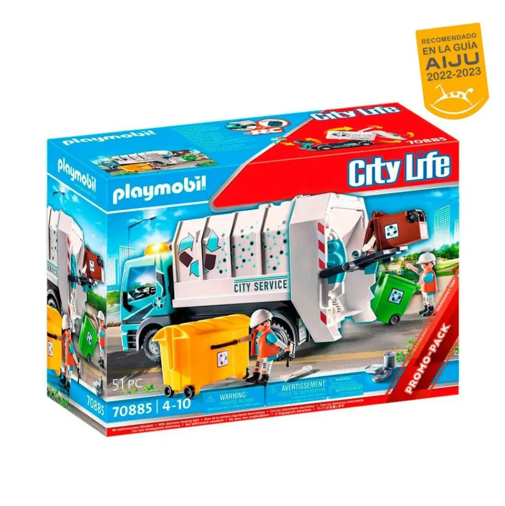 City Life Camion De Basura Con Luces 70885^Playmobil Discount