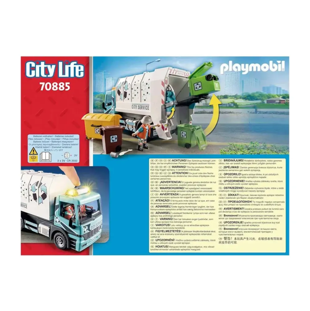 City Life Camion De Basura Con Luces 70885^Playmobil Discount