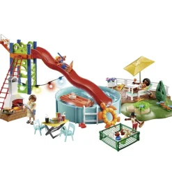 City Life Fiesta En La Piscina Con Tobogan 70987^Playmobil