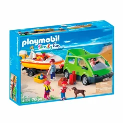 Coche Familiar Con Lancha^Playmobil Outlet