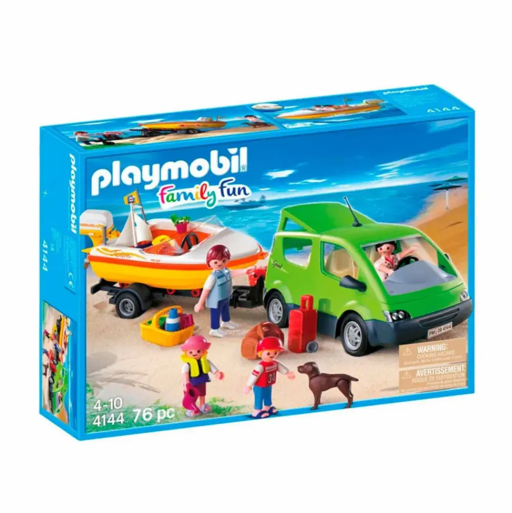 Coche Familiar Con Lancha^Playmobil Outlet