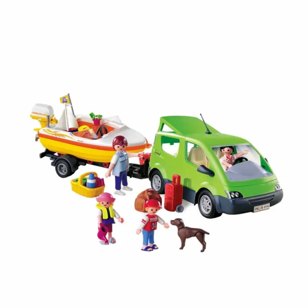 Coche Familiar Con Lancha^Playmobil Outlet