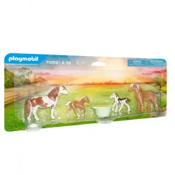Country 2 Ponis Islandeses Con Potro^Playmobil