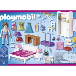 Dollhouse Dormitorio Y Taller De Costura 70208^Playmobil Discount