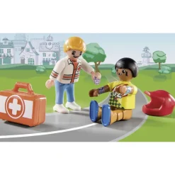 Duck On Call Accion Ambulancia Ayuda Al Piloto De Carreras 70919^Playmobil Clearance