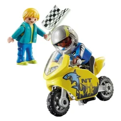 Ninos Con Mini Moto De Carreras 70380^Playmobil Discount