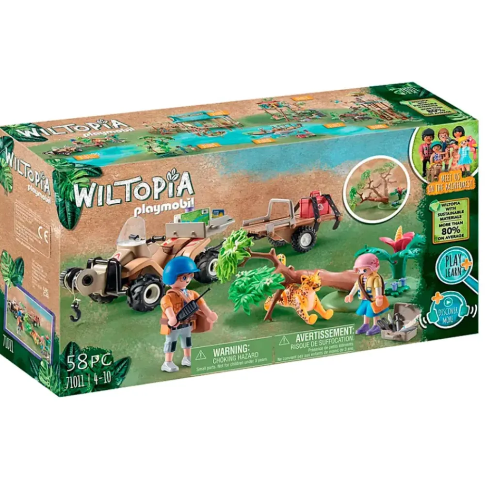 Wiltopia - Quad Rescate De Animales^Playmobil Best