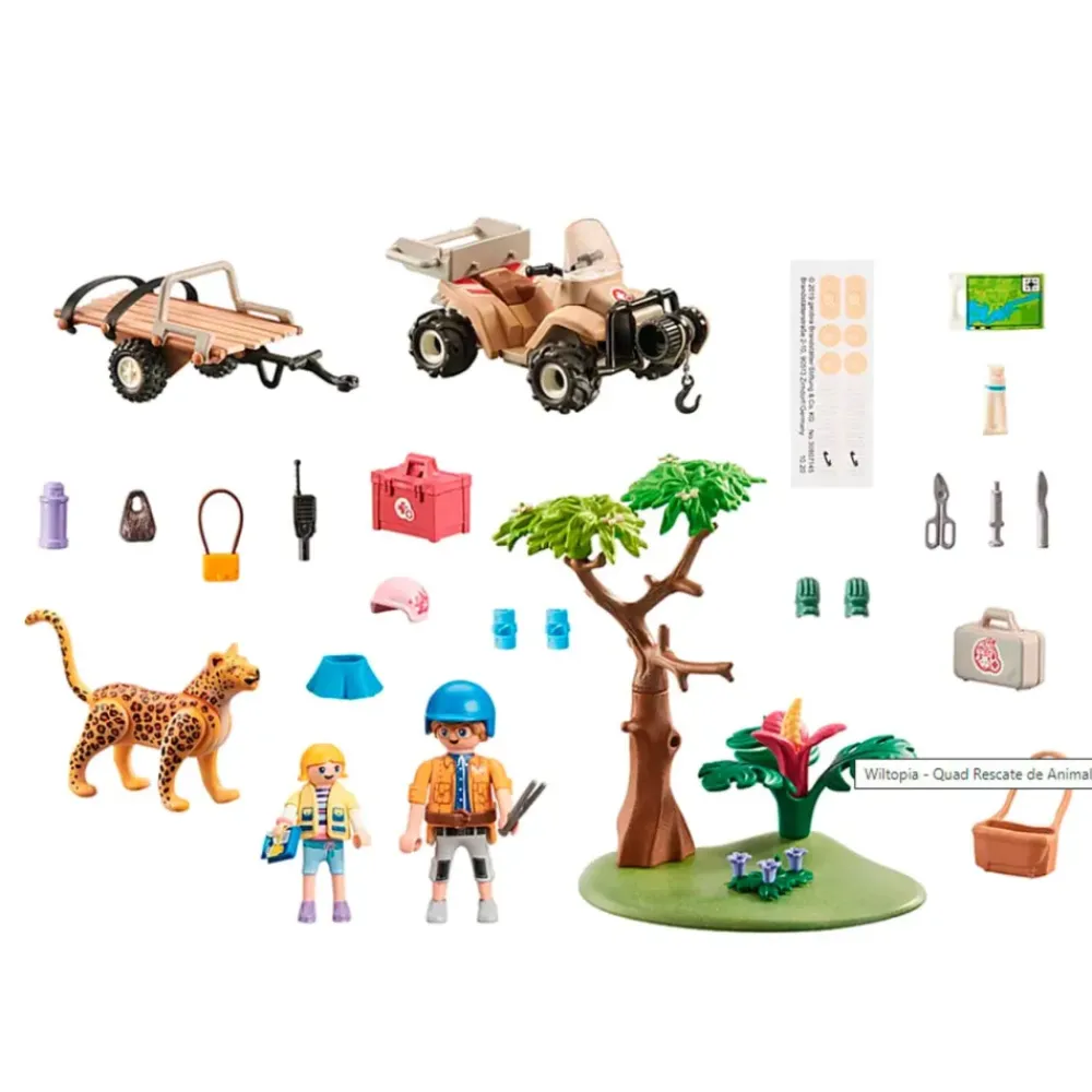 Wiltopia - Quad Rescate De Animales^Playmobil Best