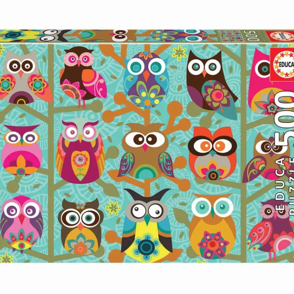 Puzzle 500 Piezas Buhos^Educa Borras Sale