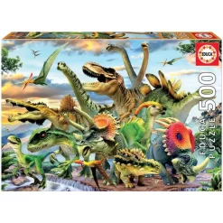 Puzzle 500 Piezas Dinosaurios^Educa Borras Sale