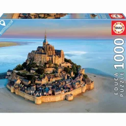Puzzle 1000 Piezas Mont Saint Michel Desde El Aire^Educa Borras Online