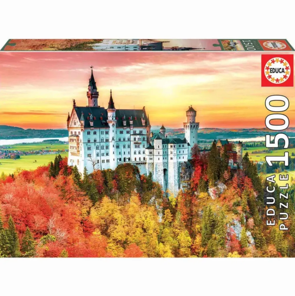 Puzzle 1500 Piezas Otono En Neuschwanstein^Educa Borras Sale