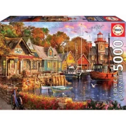 Puzzle Atardecer En El Puerto 5000 Piezas^Educa Borras Discount