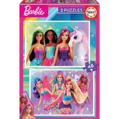 Puzzle 2 X 48 Piezas^Barbie Outlet