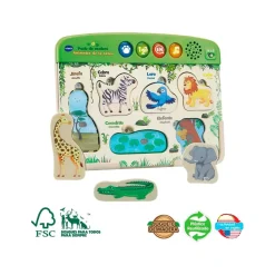 Puzzle De Madera, Animales De La Selva^VTech Best