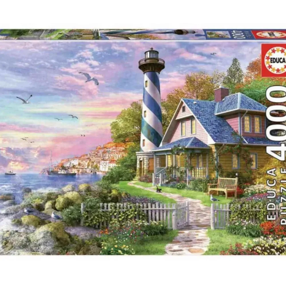 Puzzle Faro En Rock Bay 4000 Piezas^Educa Borras New