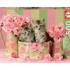 Puzzle Gatitos Con Rosas 500 Piezas^Educa Borras Outlet