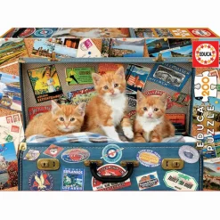 Puzzle Gatitos Viajeros 200 Piezas^Educa Borras Clearance