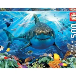Puzzle Gran Tiburon Blanco 500 Piezas^Educa Borras Hot