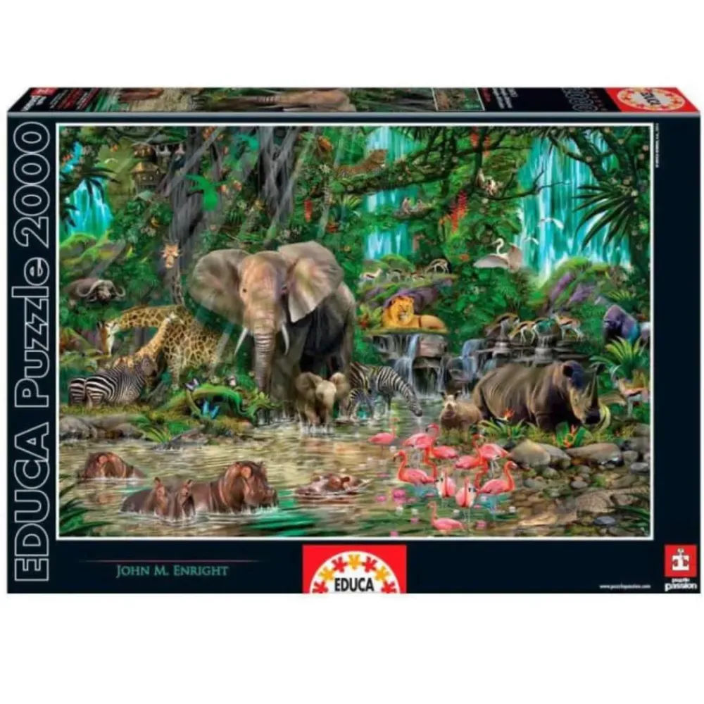 Puzzle Jungla Africana 2000 Piezas^Educa Borras