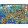 Puzzle Mapa De Europa 500 Piezas^Educa Borras New