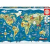 Puzzle Mapamundi 200 Piezas^Educa Borras New