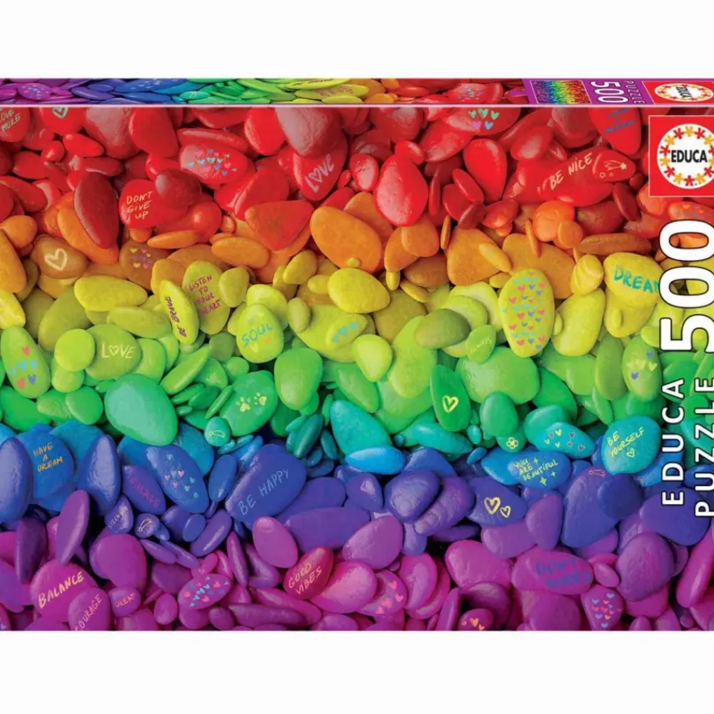 Puzzle Piedras De Colores 500 Piezas^Educa Borras New