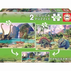 Puzzles Dino World 100 Piezas^Educa Borras Discount