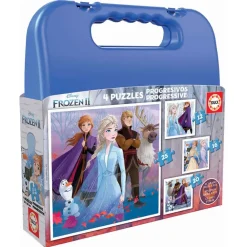 Puzzles Progresivos Frozen 2 Maleta^Educa Borras Outlet