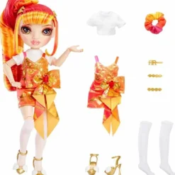 Junior High Edicion Especial Muneca De Moda - Laurel De´Vious (Naranja)^Rainbow High