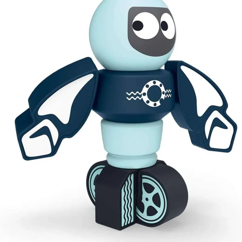Robots Magneticos Apilables Pack 5^Marca Blanca Clearance