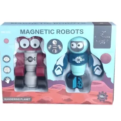 Robots Magneticos Apilables Pack 2^Marca Blanca Hot