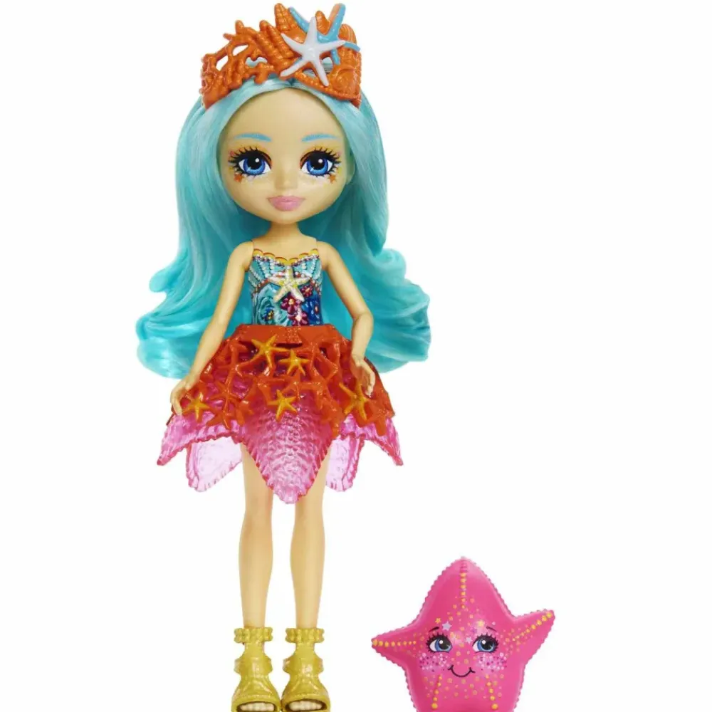 Royal Ocean Kingdom Muneca Starla Starfish Con Mascota 4 Anos^Enchantimals Clearance