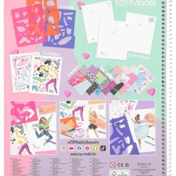 Top Model Cuaderno Para Colorear Dance^TopModel