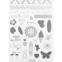 Top Model Tattoos Metallic^TopModel Sale