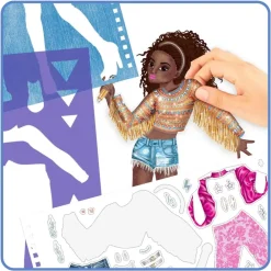 Cuaderno De Diseno Popstar Para Colorear^TopModel Best