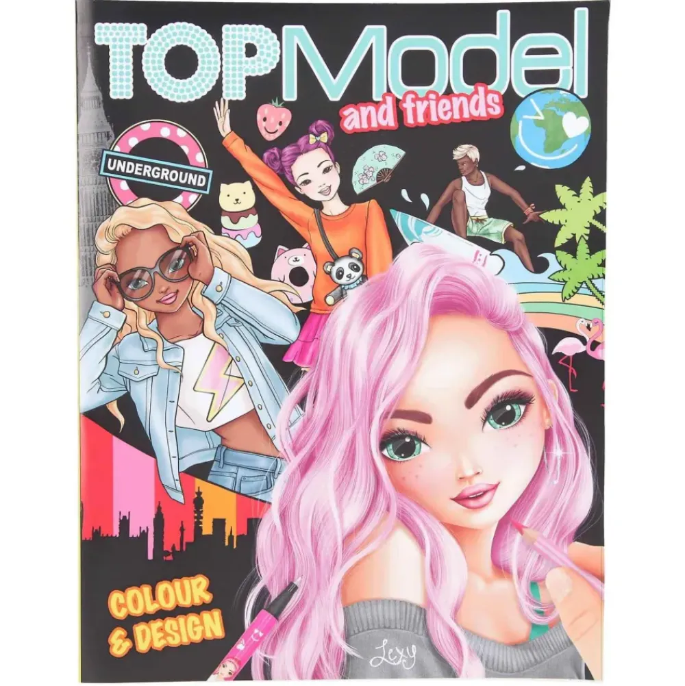 Cuaderno Dibujar Y Colorear^TopModel Outlet