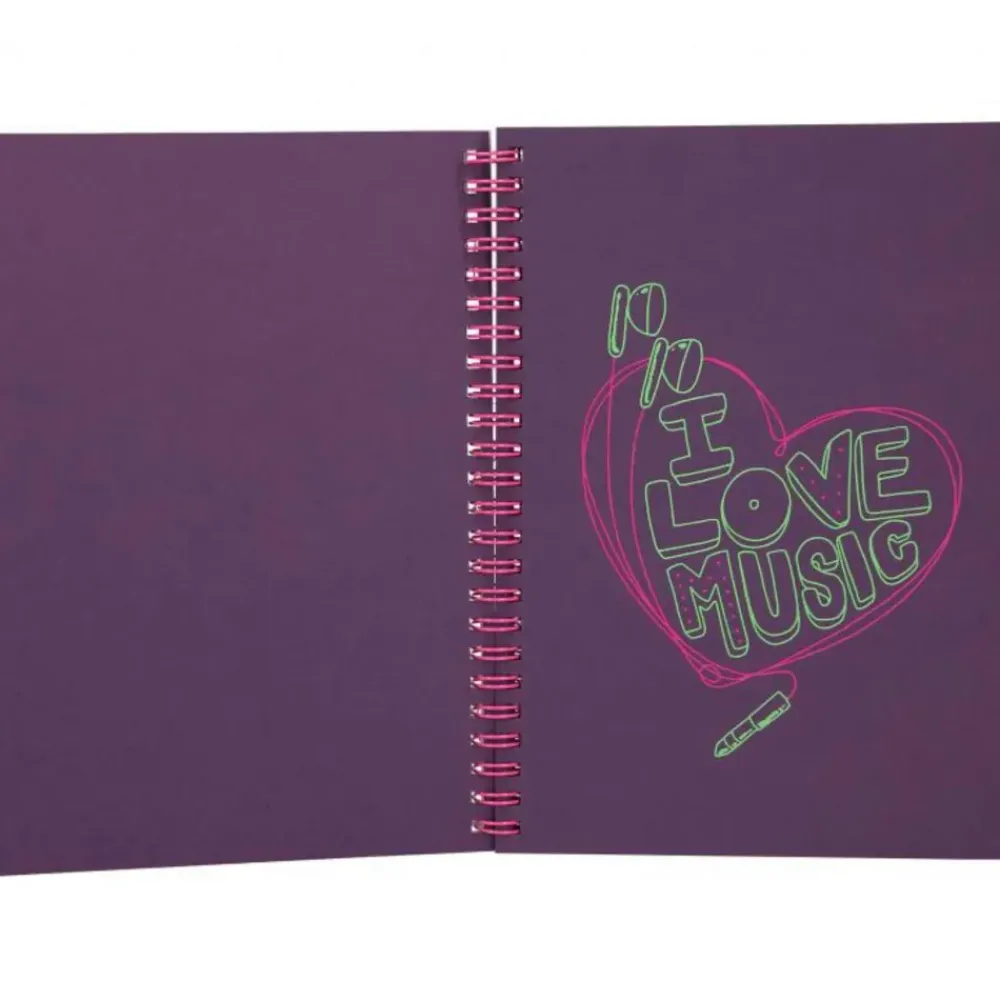 Doodle Book Neon Con Set De Boligrafos Neon^TopModel