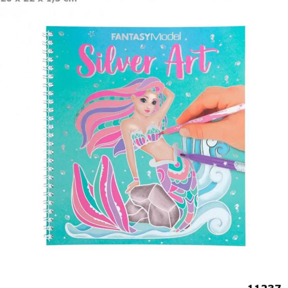 Fantasy Model Colouring Book Silver Art^TopModel Best