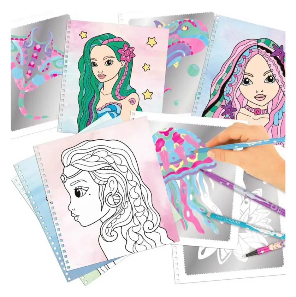 Fantasy Model Colouring Book Silver Art^TopModel Best