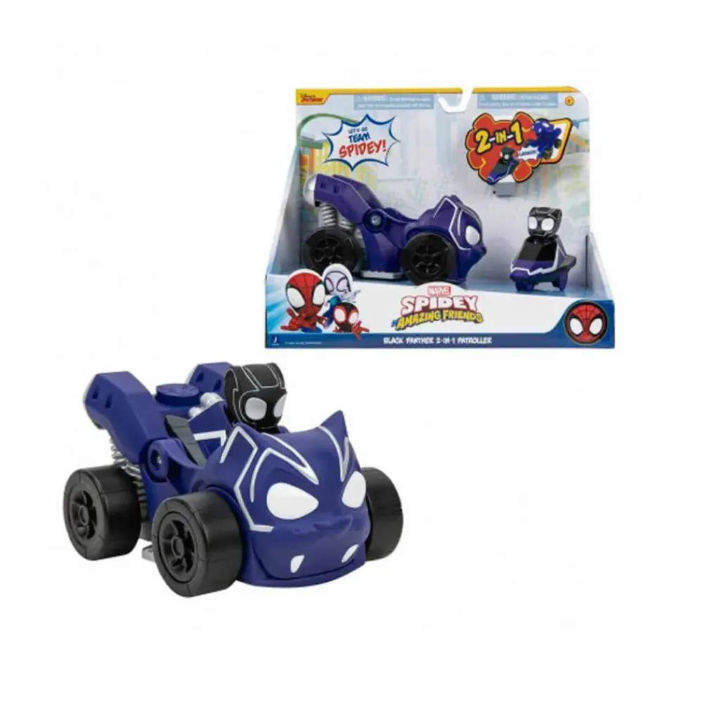 Vehiculo Black Panther 2 En 1 Spidey Snf0166^Spiderman Hot