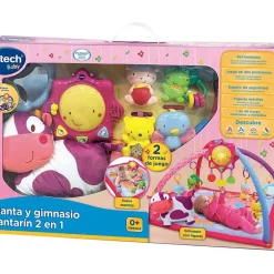 Manta Y Gimnasio Cantarin 2 En 1 Rosa| Juguete Infantil^VTech Hot