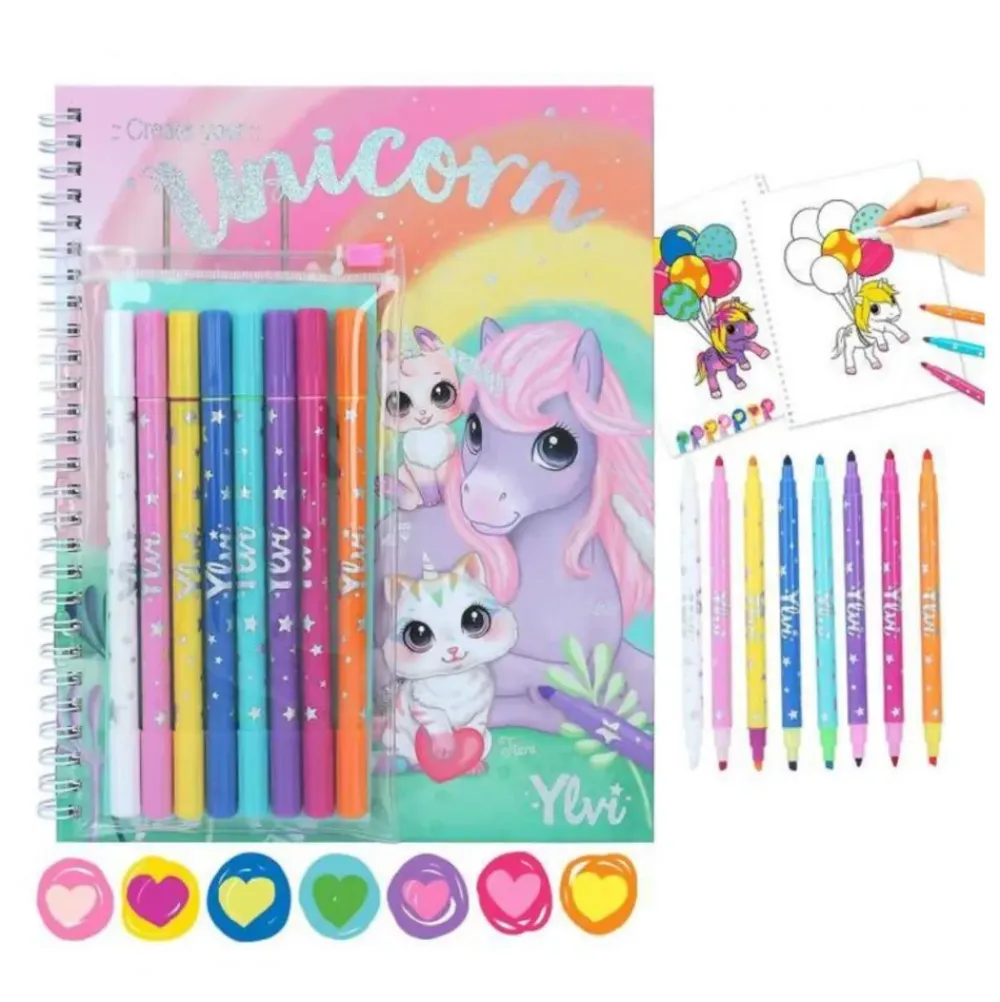 Libro De Colorear Con Set De Colores^Ylvi Sale